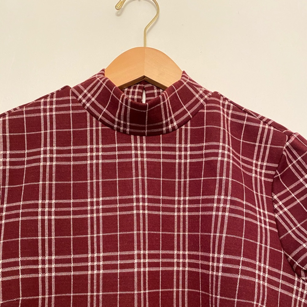 LAST DAY FOR SALE | Modcloth Plaid Top - Picture 4 of 7